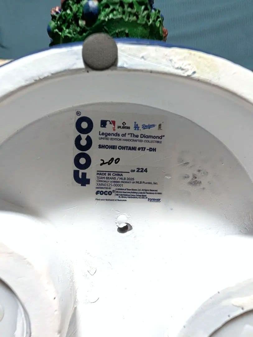 【ライト点灯】大谷翔平 クリスマス ボブルヘッド 224体限定 ドジャース