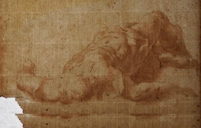 ☆素描☆ 十字架から降ろされたイエス　17世紀イタリア