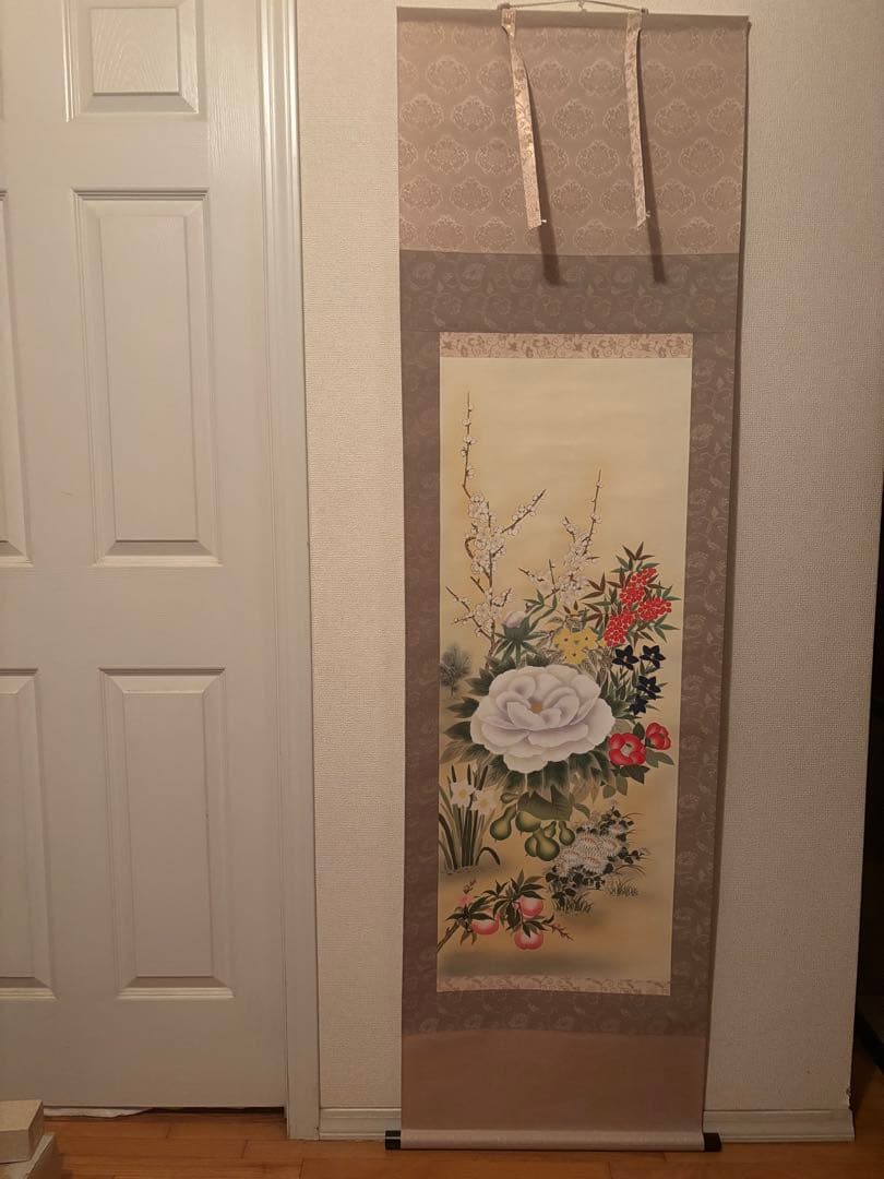 吉花満開之図 左高秋光 銀座トップアート