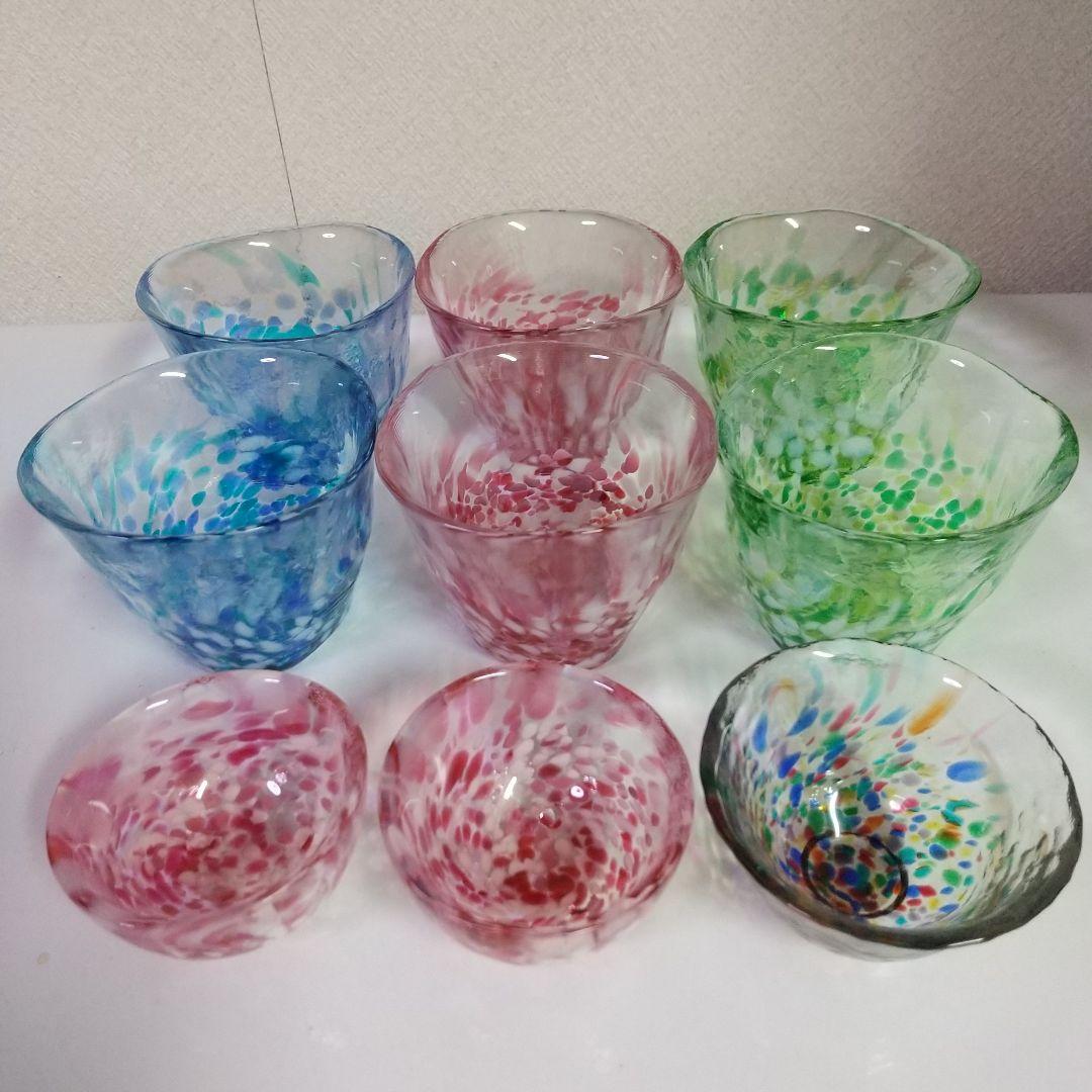 かよちゃん 津軽びいどろ 蕎麦猪口 お猪口