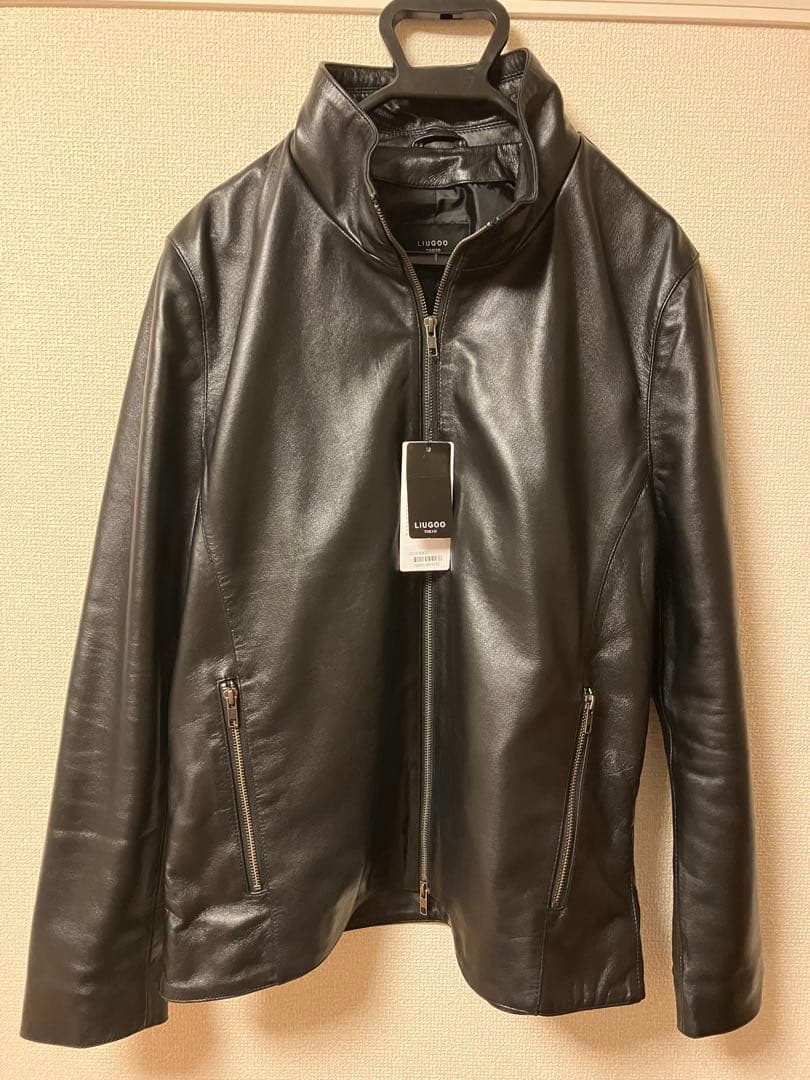 リューグーレザーズ 新品タグ付き 本革ジャケット 羊革 3L