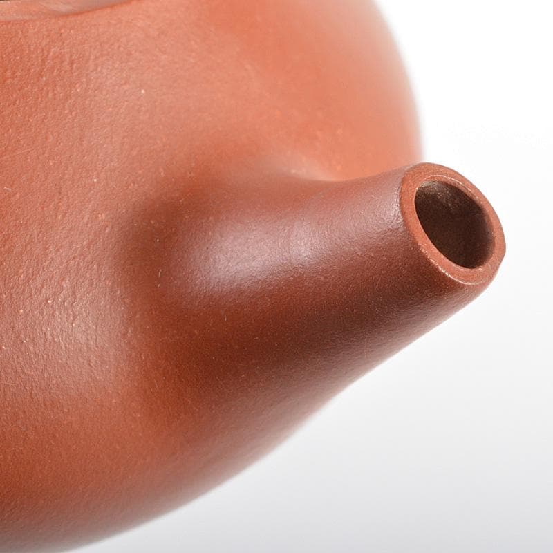 中国　紫砂　朱泥　急須　茶壷　在銘　V　R5600