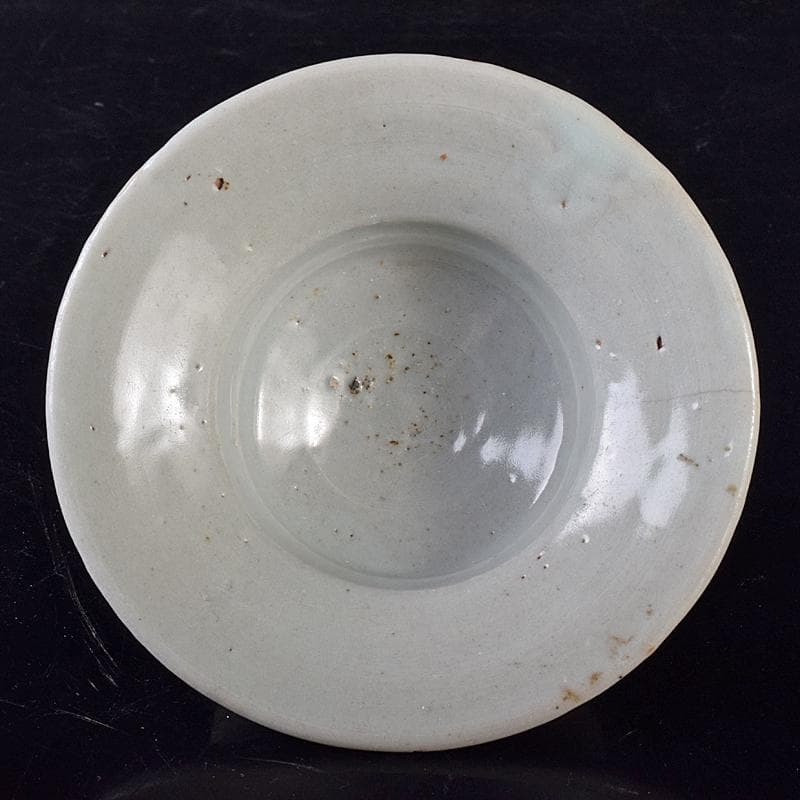 朝鮮美術　李朝　高麗白磁　盃台　杯台　V　R7972