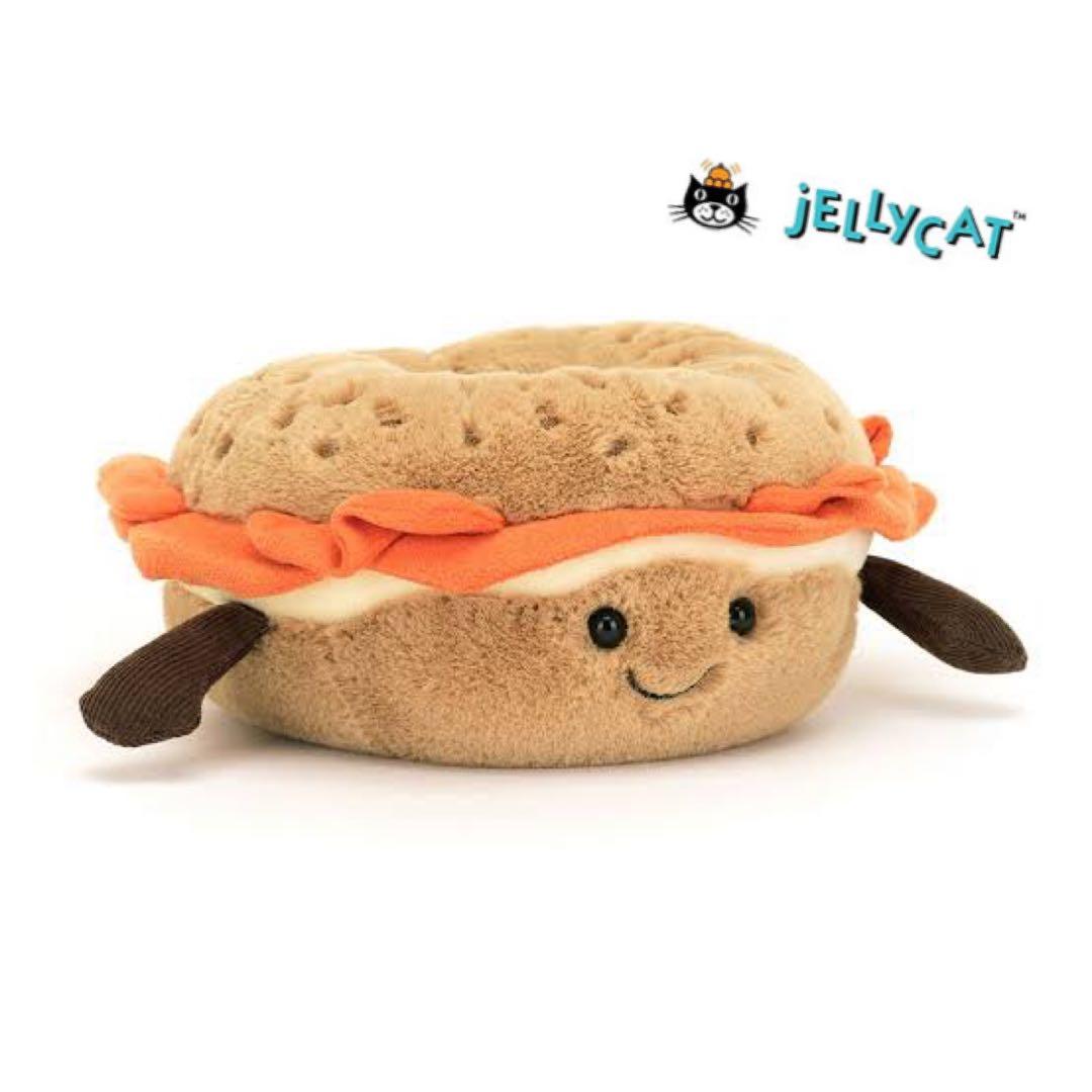 《新品タグ付き》ジェリーキャット ベーグル パン ぬいぐるみ