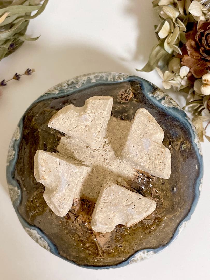 萩焼　山根清玩　しだれ釉　抹茶碗　光彩庵　陶器　孔雀釉　割り高台　煮物椀