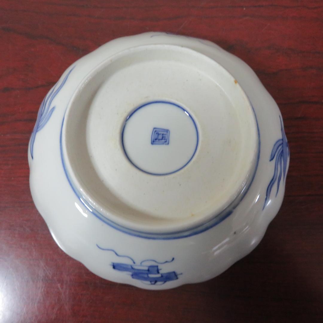 中皿 金彩 色絵付 3枚 歪み 窯傷 高台欠け 鳥文様 花文様 江戸