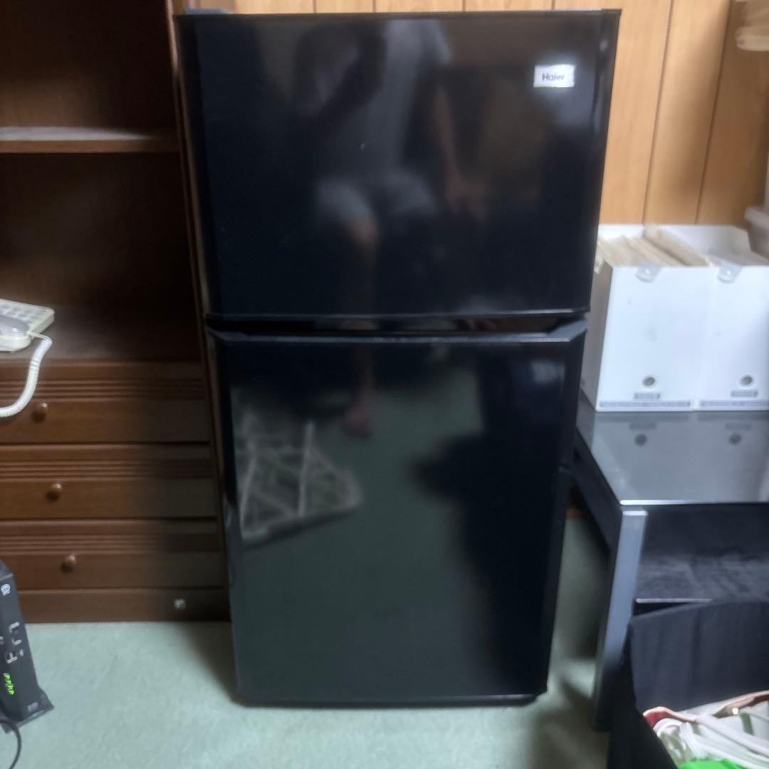 Haier（ハイアール） 2ドア冷蔵庫 ブラック「2014年式」