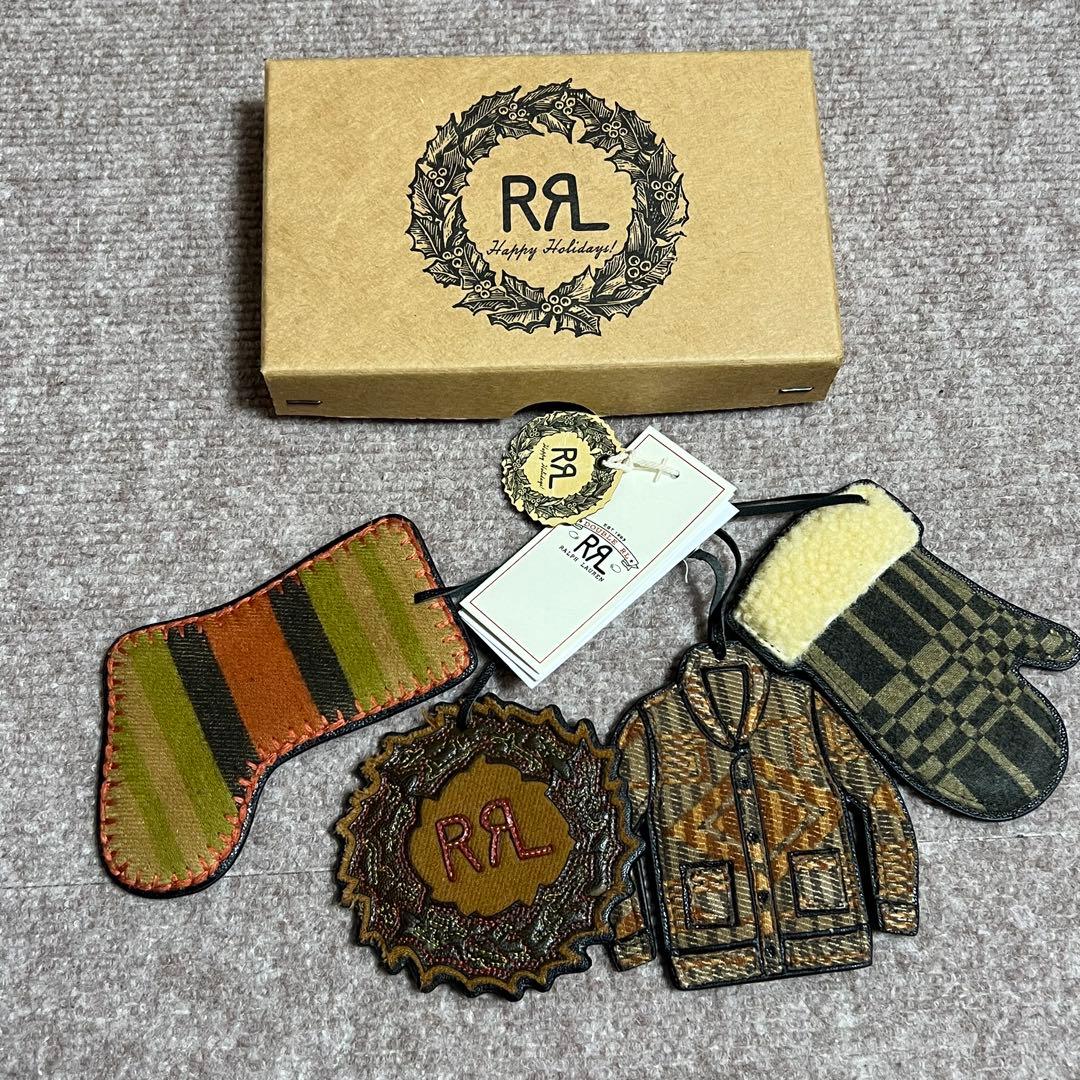 シ*ル様 新品 RRL クリスマス オーナメント チャーム 4点セット 定価28
