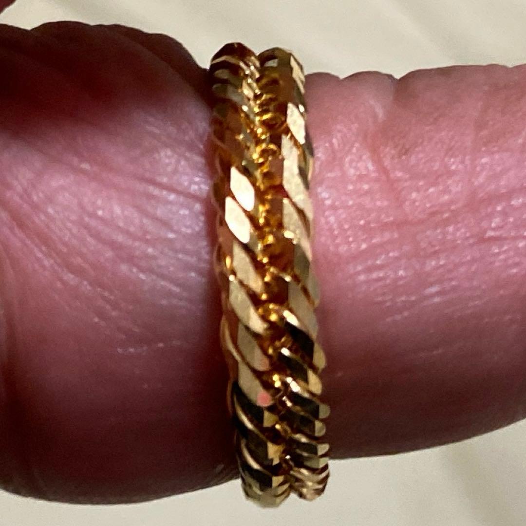 K18喜平　リング3.2g 新品未使用品　男女兼用　トリプル2面喜平