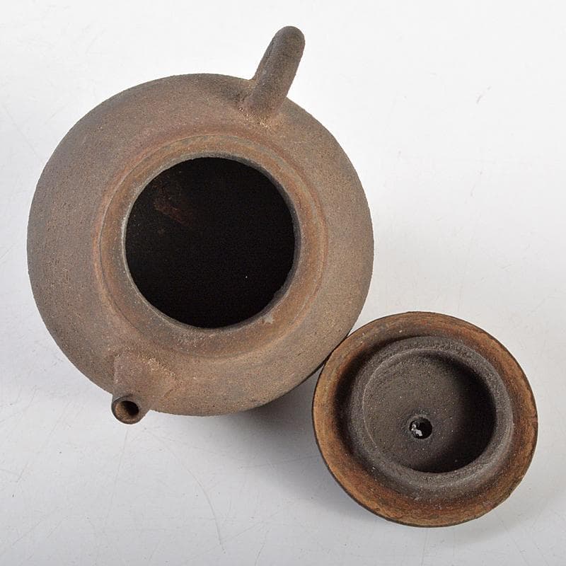 メル78372　中国　黒泥　小さな急須　茶壷　煎茶道具　U　R5836