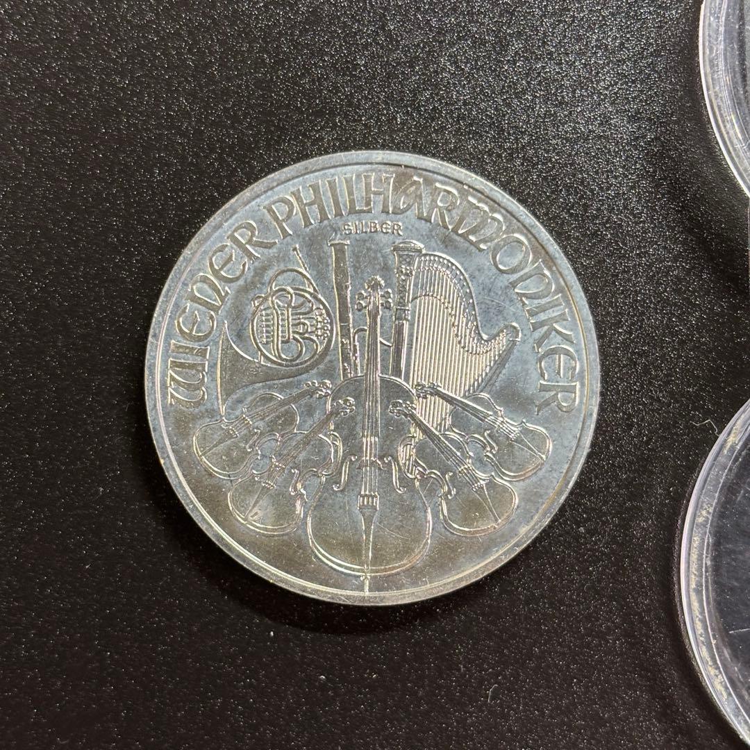 2021年　1オンス　銀貨　オーストリア　フィルハーモニー　ケース付き
