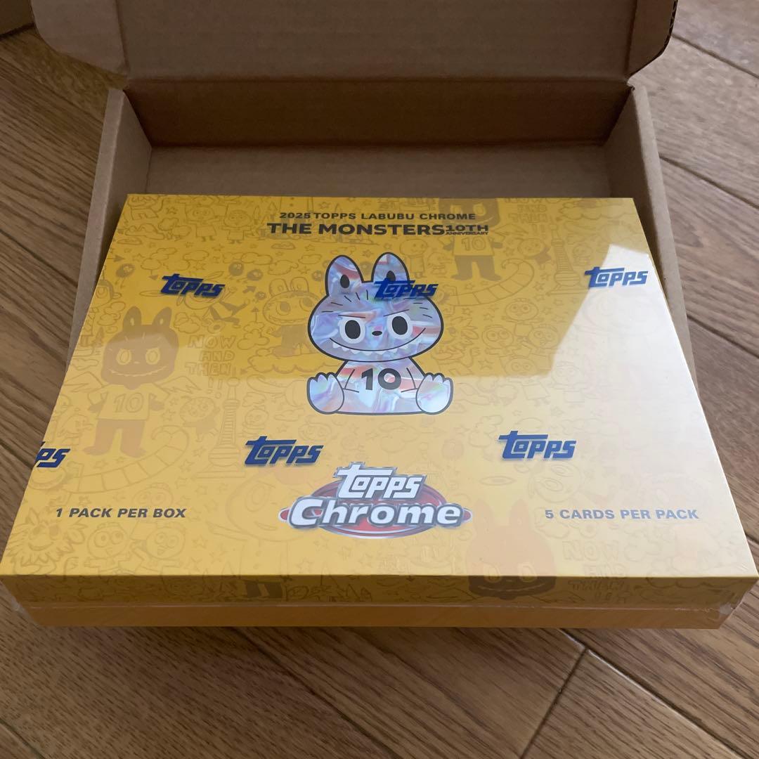 LABUBU Topps Chrome 10th 未開封BOX×5