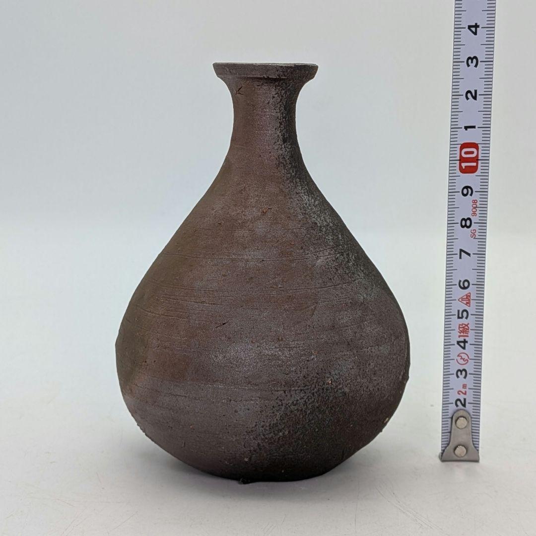 人間国宝 藤原雄 備前焼 徳利 用心箱合布 とっくり 酒器 食器 一輪挿し花入