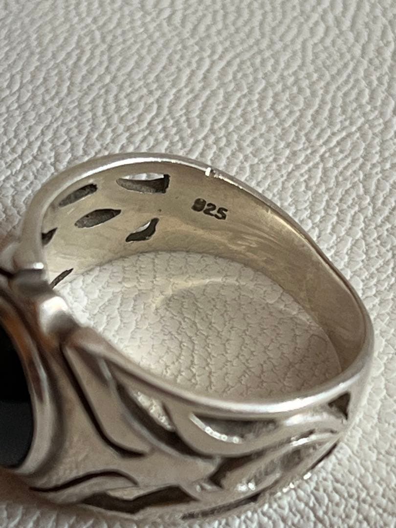 navajo Onyx オニキスsilver 925 シルバー リング