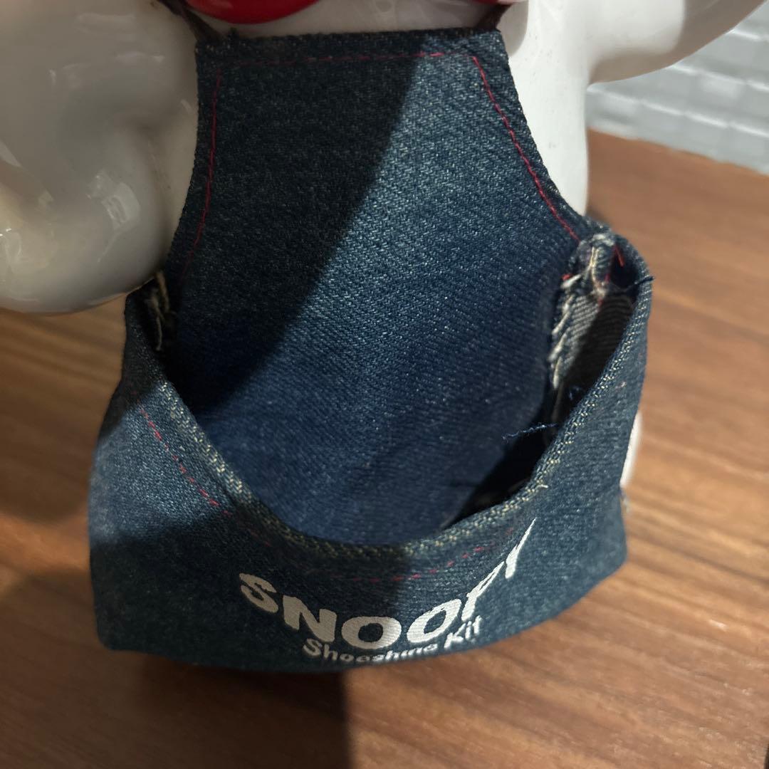 SNOOPY スヌーピー シューシャインキット 陶器 レトロ レア 希少 デニム