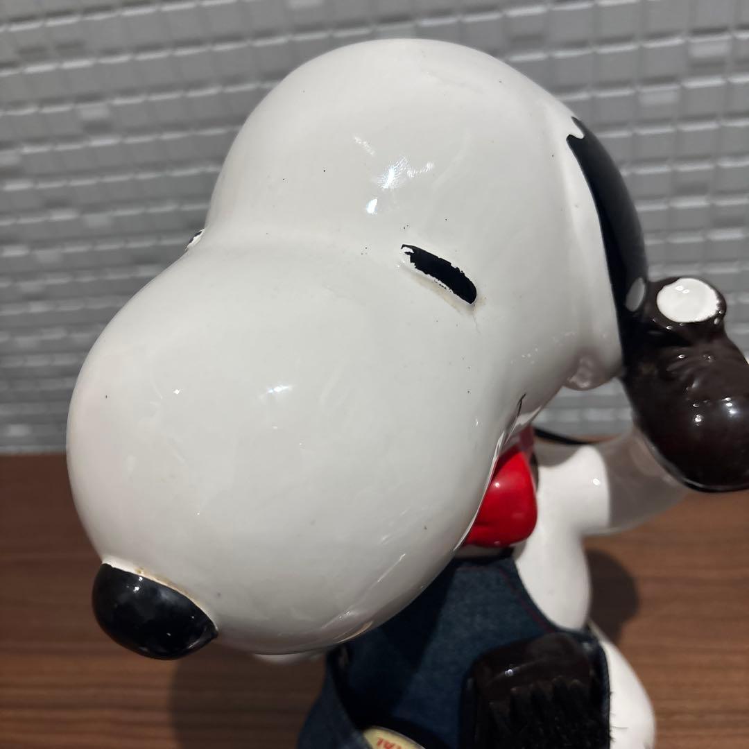 SNOOPY スヌーピー シューシャインキット 陶器 レトロ レア 希少 デニム