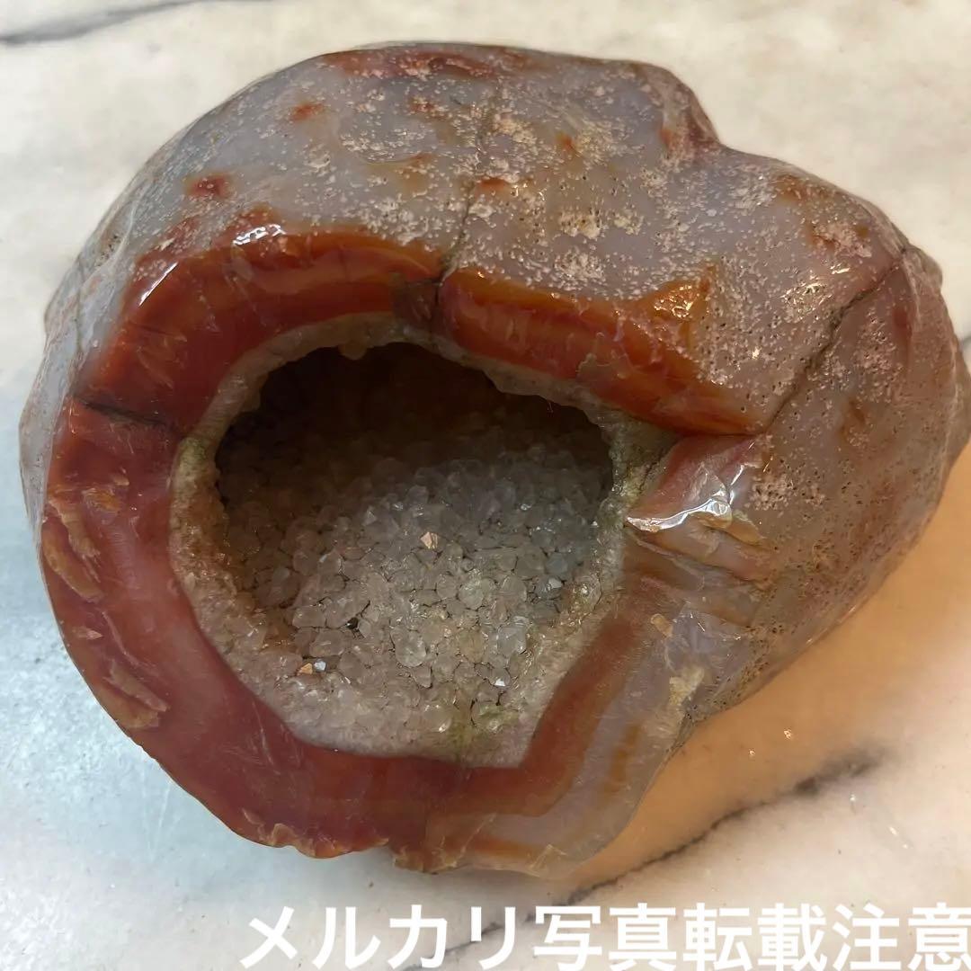 ⚠️注意‼️発送が特定月末の限定品　赤橙は魔を払う縁起の良い石　おすすめの古い原石