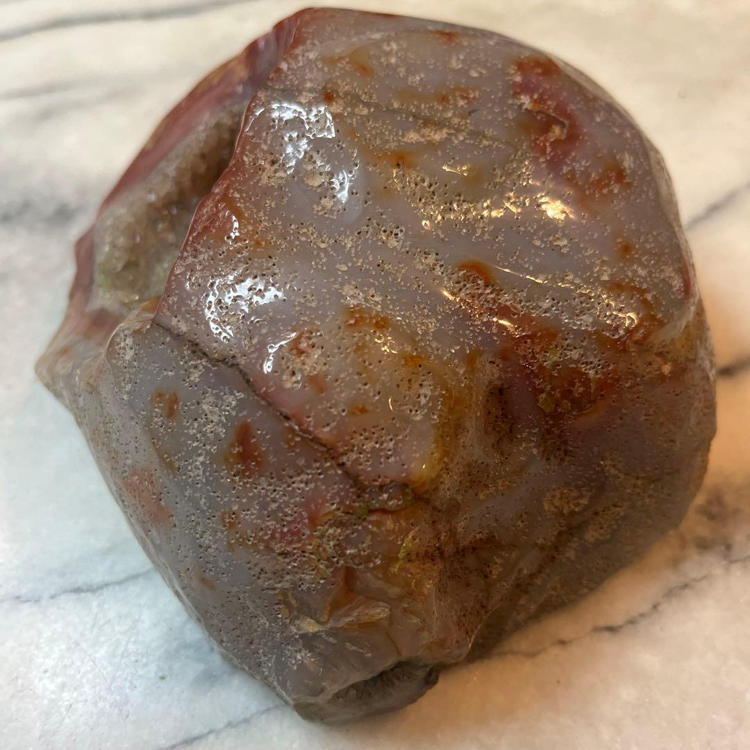 ⚠️注意‼️発送が特定月末の限定品　赤橙は魔を払う縁起の良い石　おすすめの古い原石