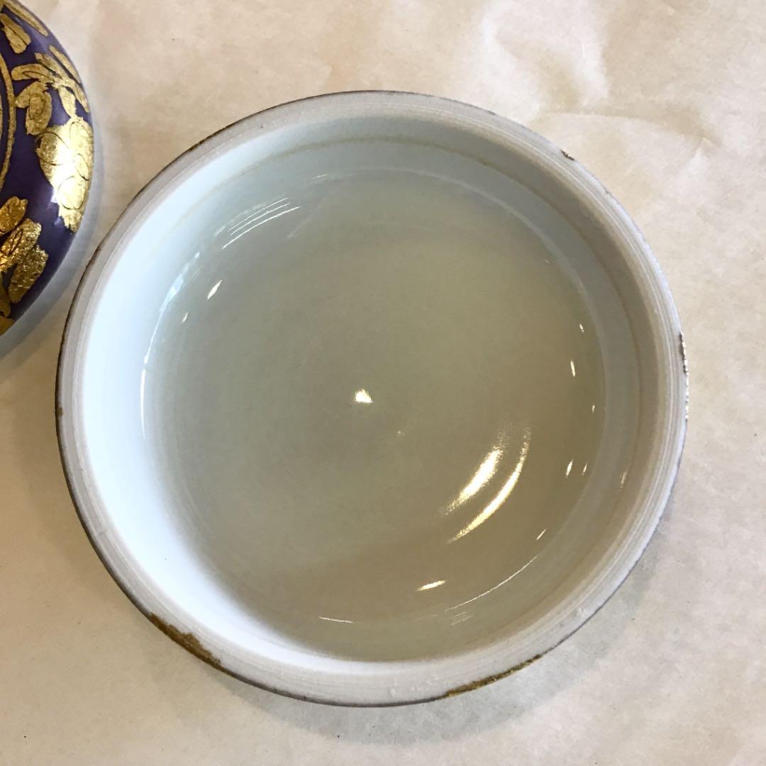 【茶道具】金襴手香合 小野珀子作