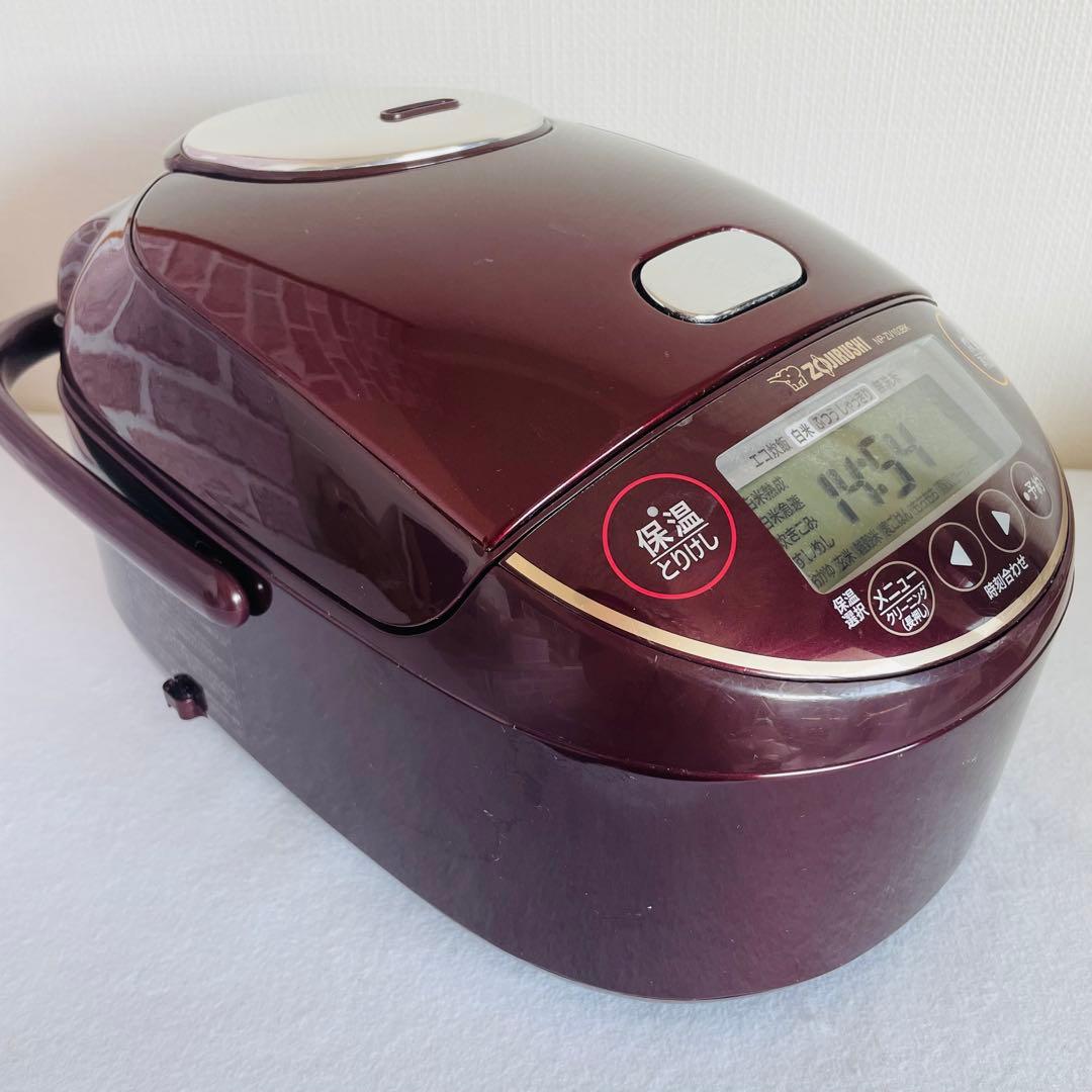 【美品】2021年製 象印(NP-ZV103BK )圧力IH炊飯器 5.5合