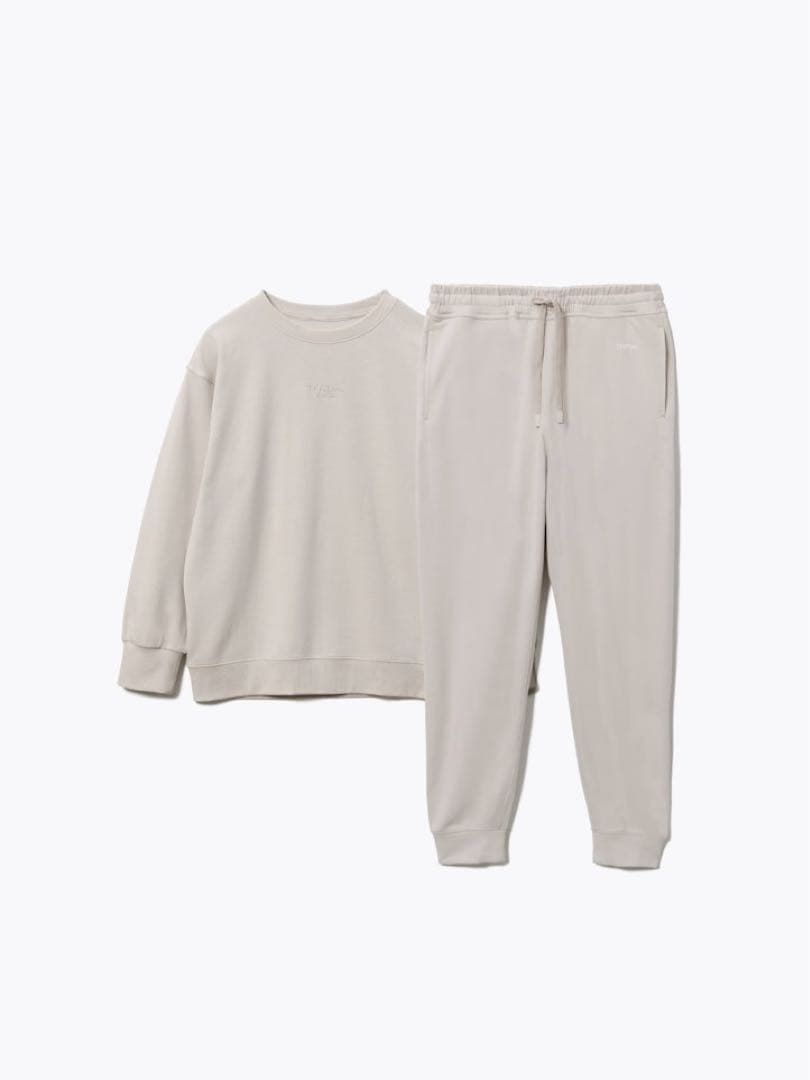 【新品】TENTIAL BAKUNE スウェット ウィメンズ上下　S グレージュ