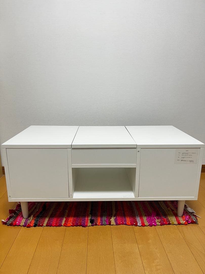 北欧木製ドレッサーテーブル可動式ミラ 一付2way ナチュラル シャルムホワイト