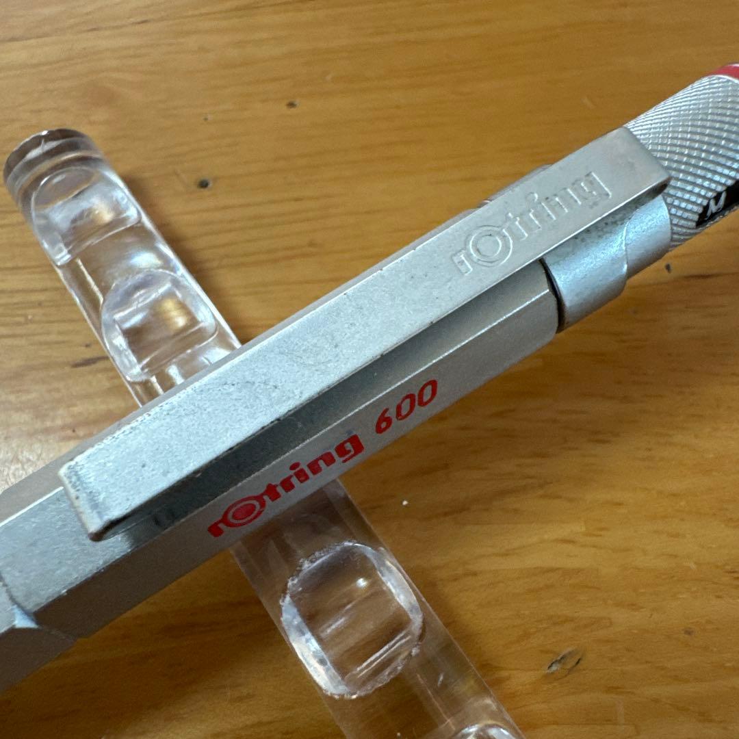 貴重 廃盤 Rotring ロットリング 600 万年筆 シルバー EF