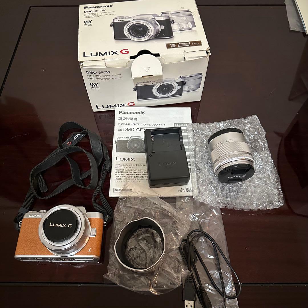 【美品】LUMIX DMC-GF7W 箱、16GB SD付き