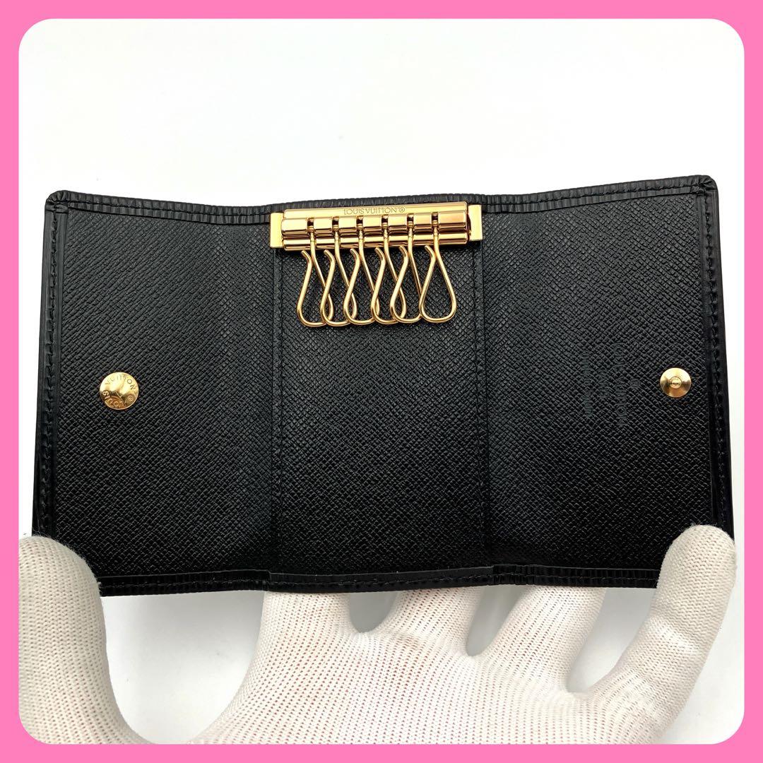 【箱付き】 ルイヴィトン ミュルティクレ6 エピ ノワール 6連キーケース