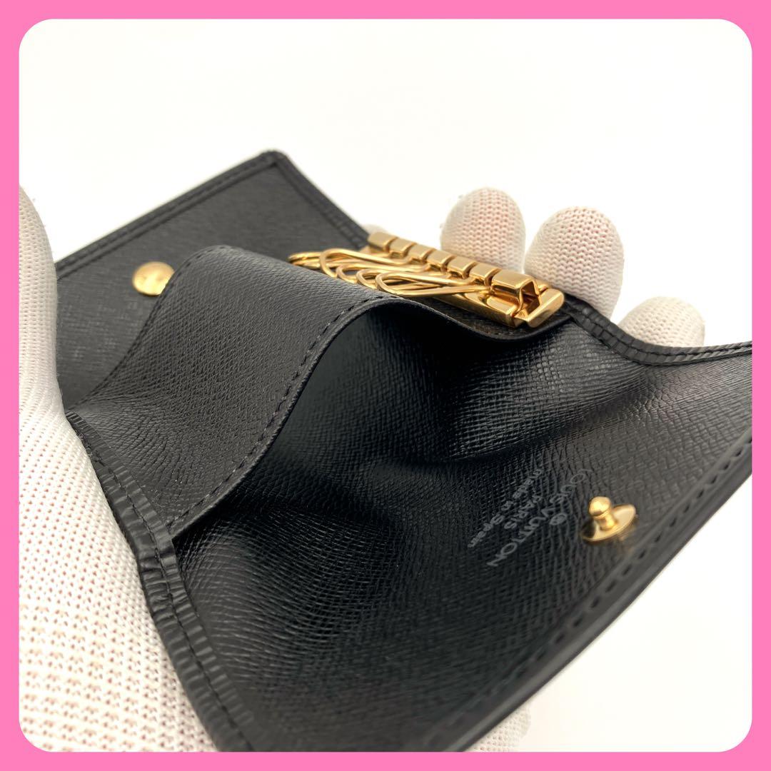 【箱付き】 ルイヴィトン ミュルティクレ6 エピ ノワール 6連キーケース