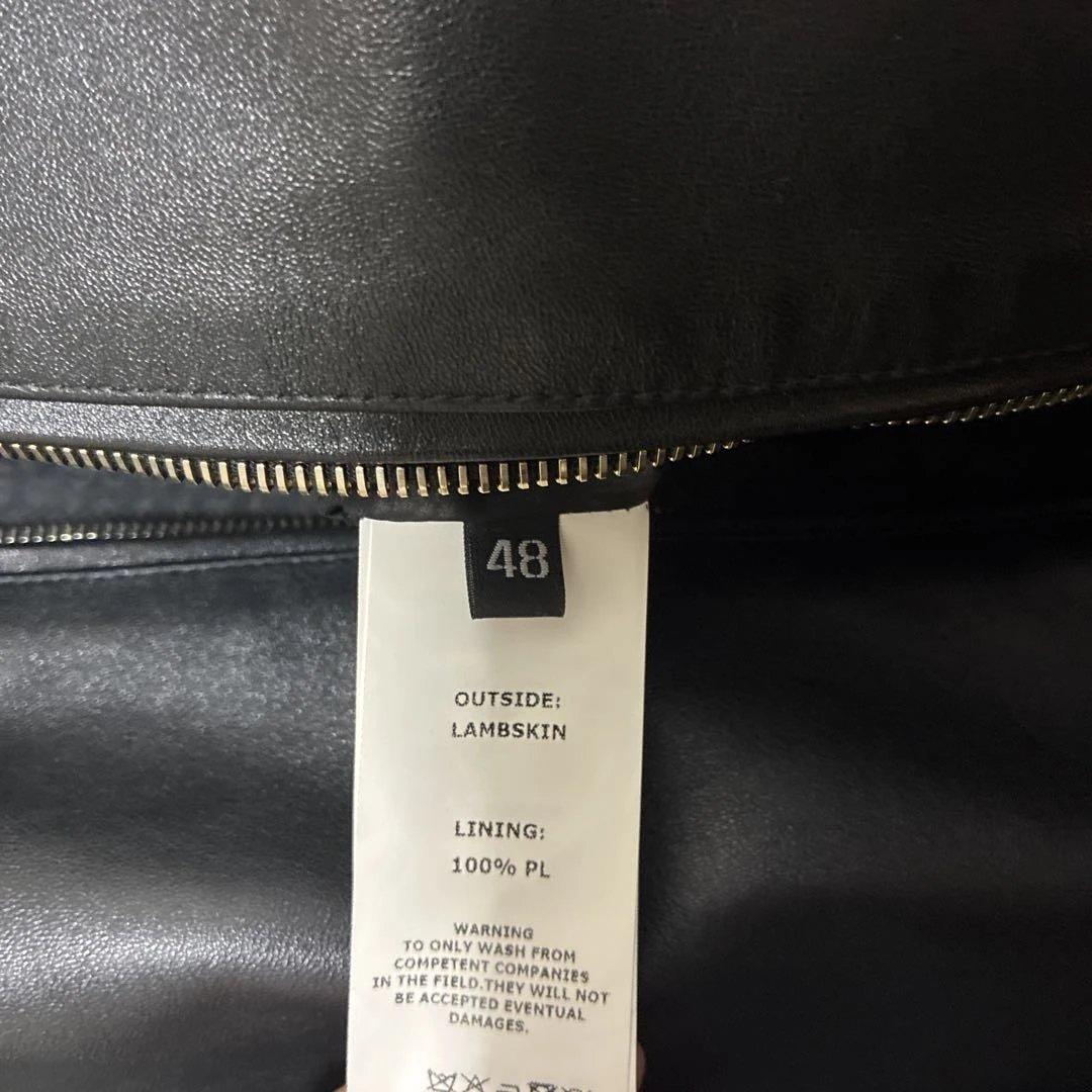 ゆ*き様 EMMETI di Franco ブラック レザージャケット