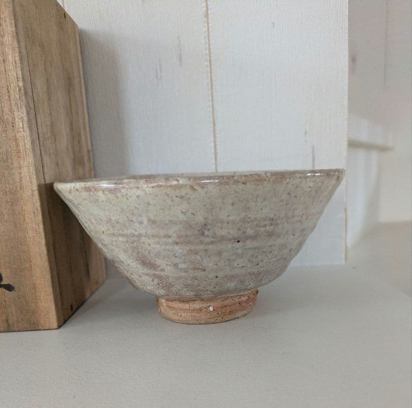 茶道具　萩焼　泉流山造　茶碗（共箱）