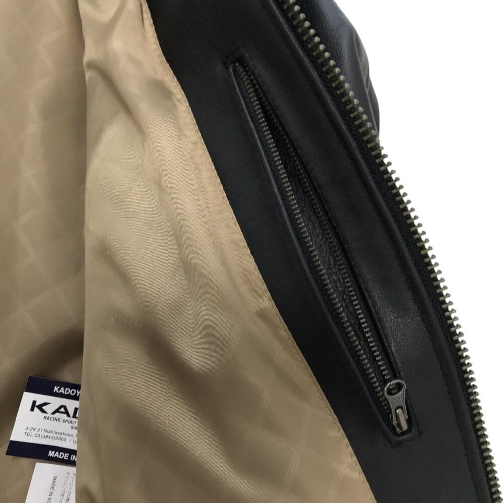 KADOYA カドヤ K's Leather TCR-2 レザージャケット 黒