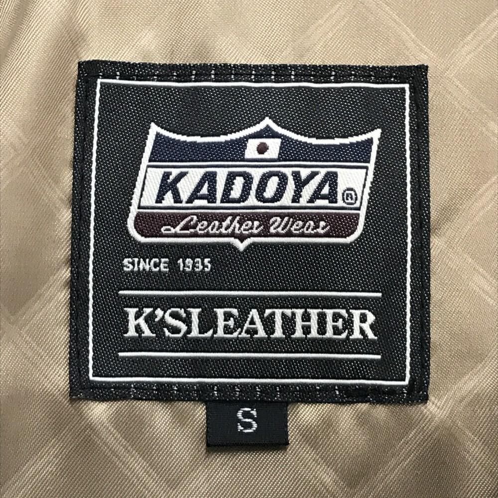 KADOYA カドヤ K's Leather TCR-2 レザージャケット 黒