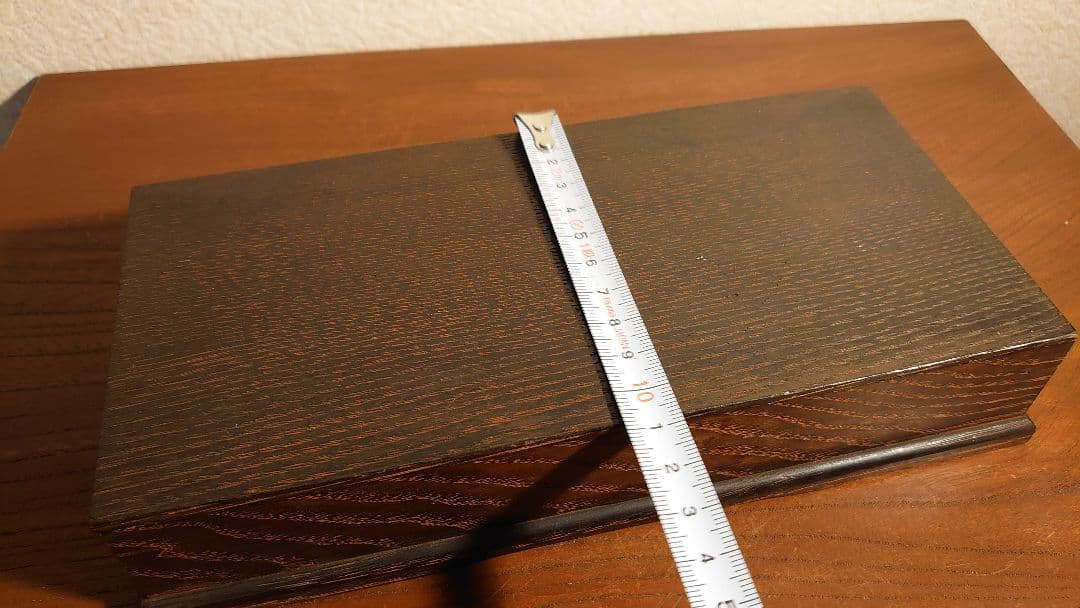 硯箱　時代箱　欅　欅製　アンティーク硯箱　蔵出し　１客