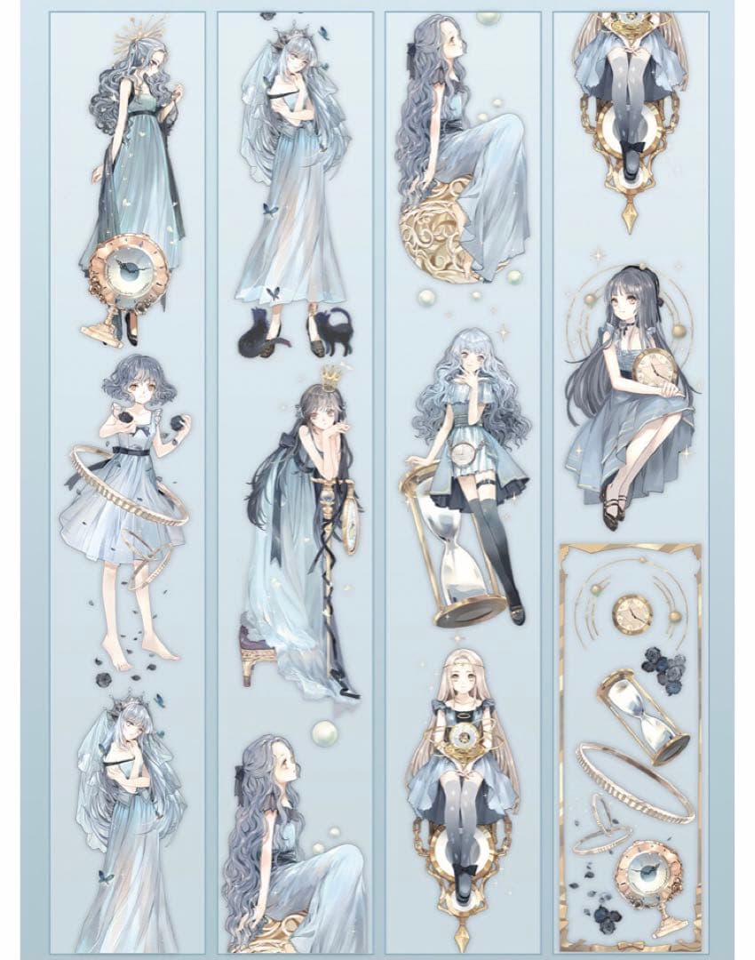 ★本日限定価格★【墨魚さんセット】海外マステ 人物マステ15巻 新品 まとめ売り