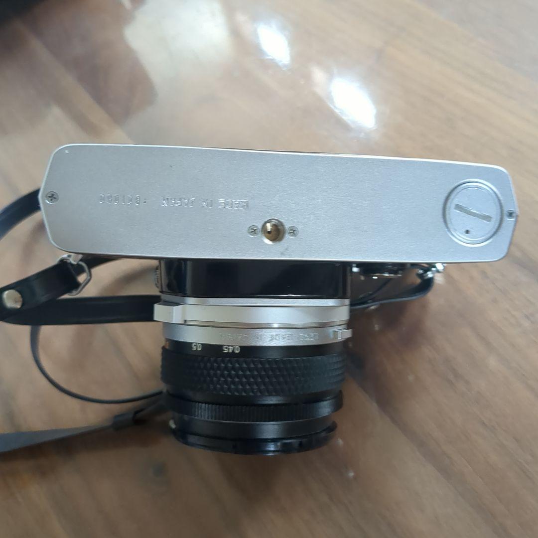 OLYMPUS 一眼レフカメラ シルバー レザーケース付き