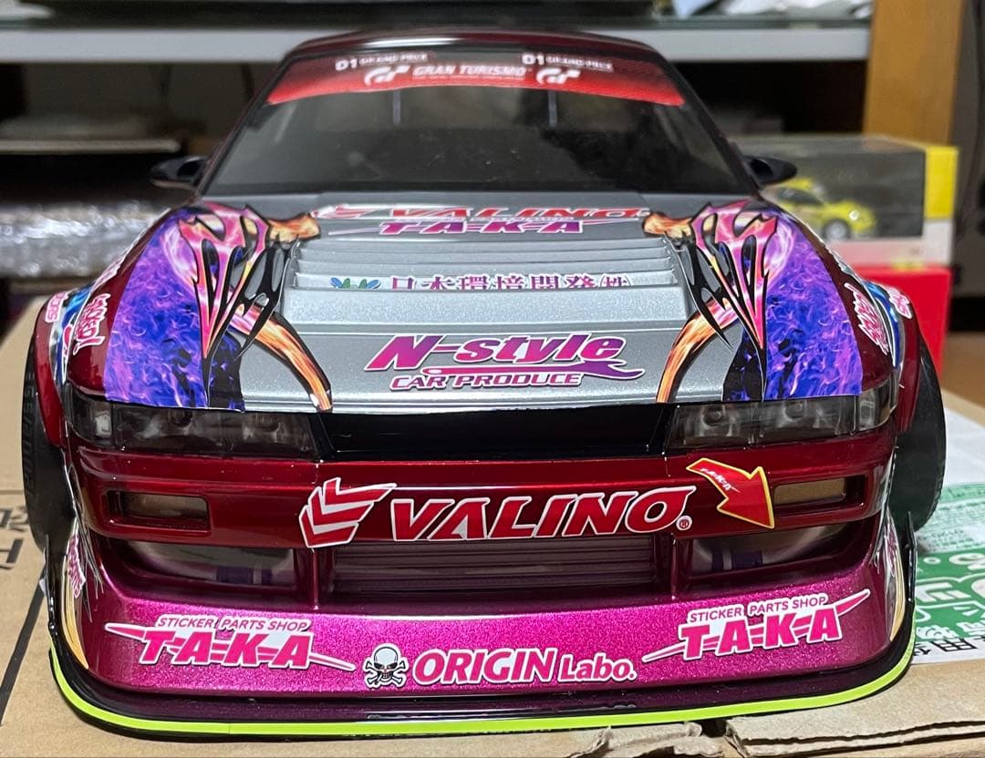 1/10 アディクション　S13 シルビア V8 2024中村直樹　未使用ボディ