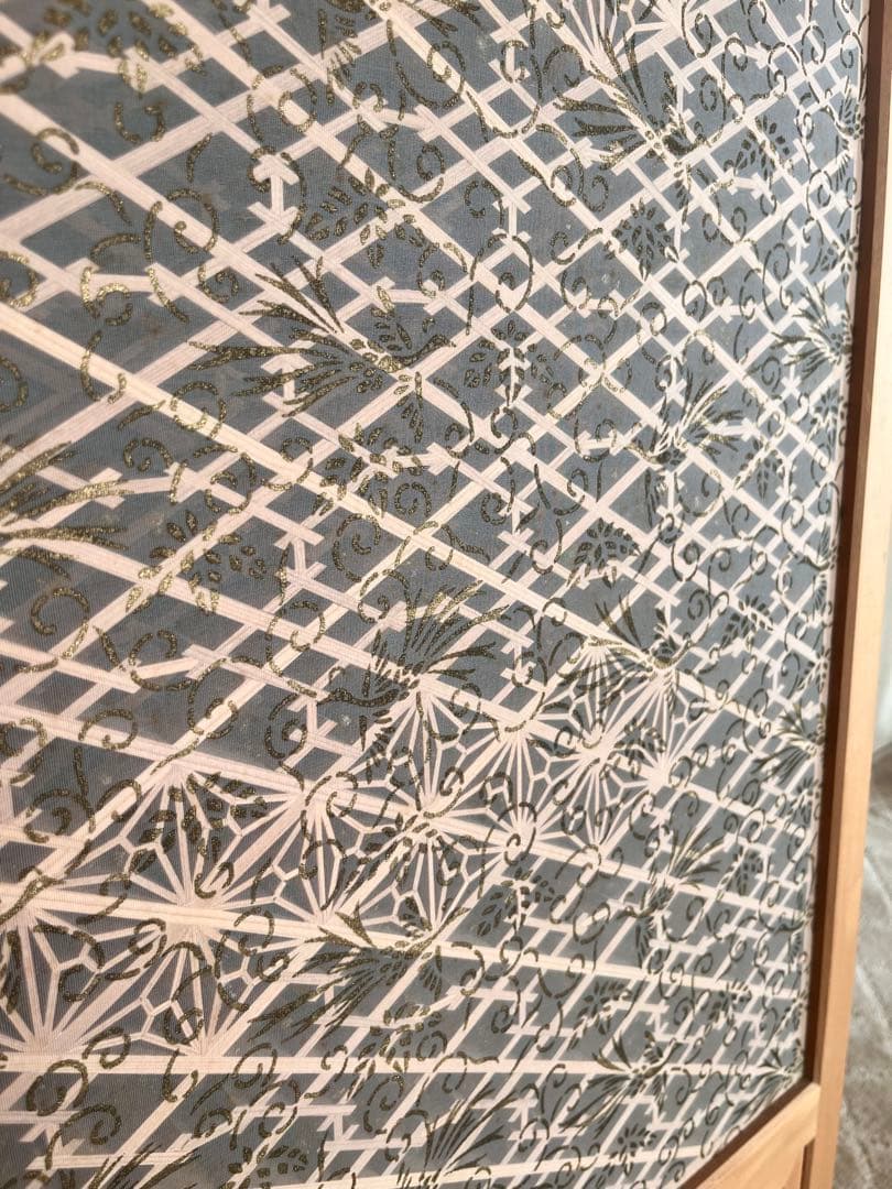 【中古】組子　組子細工　衝立　ついたて　パーテーション