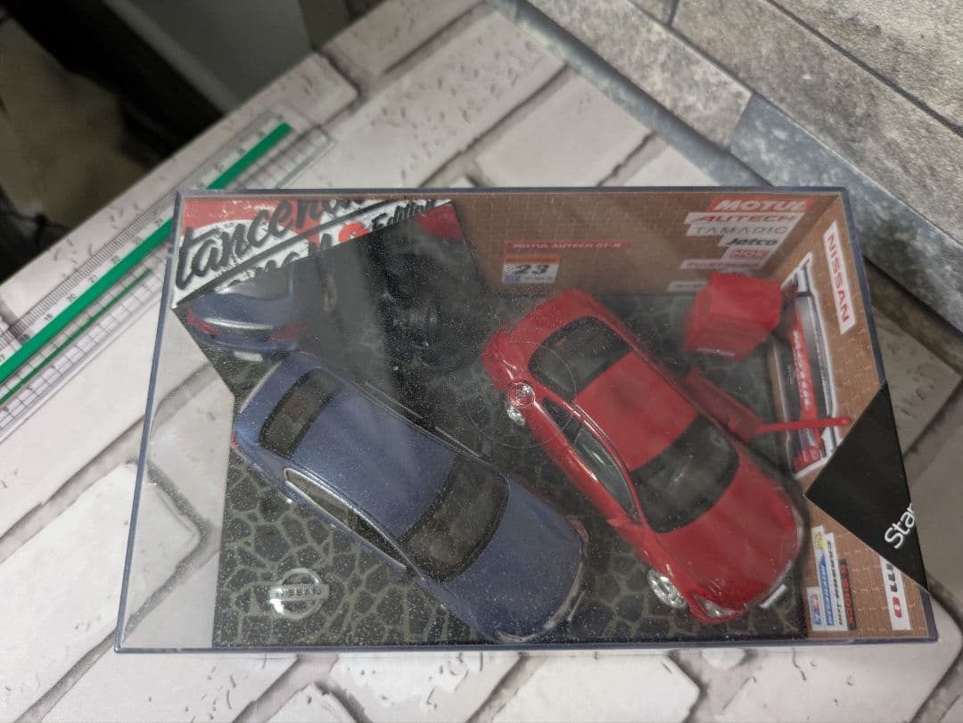 1/43 V36スカイライン クーペ+セダン+ジオラマケース 改造ミニカー