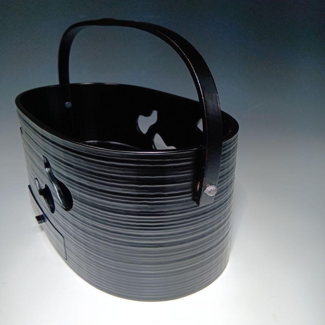 最後値下げ茶道具　六瓢莨盆(鵬雲斉好)一閑塗　 平安満樹作　共箱　美品