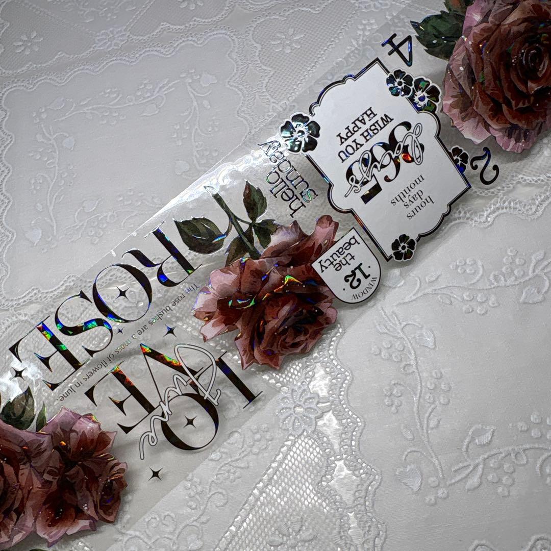 【１３】 海外 マステ 中古巻 PET マスキング テープ