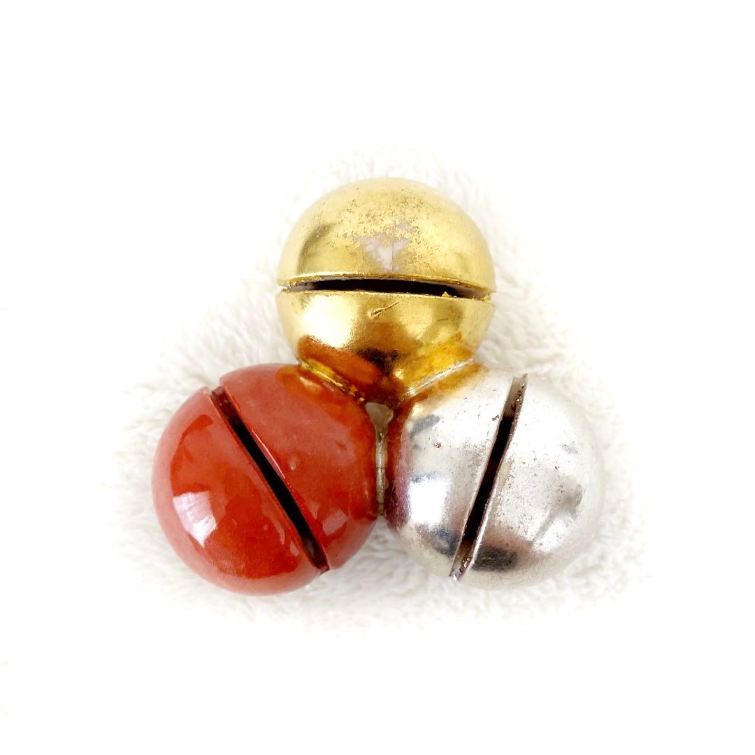 【茶道具】三鈴蓋置 楽焼窯元 三代目 昭楽