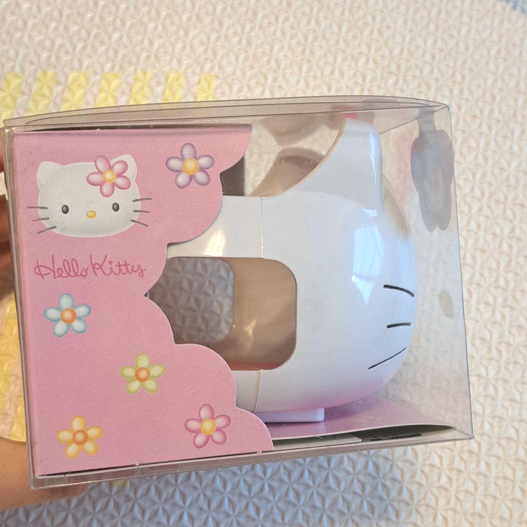 ハローキティ カオハナ　車　ドリンクホルダー　レトロ　カー用品　サンリオ　飲み物