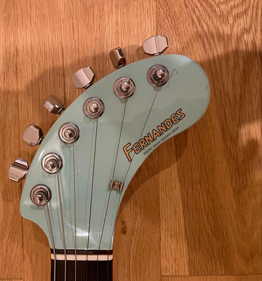 ☆フェルナンデス ZO-3 エレキギター 水色　アンプ内蔵
