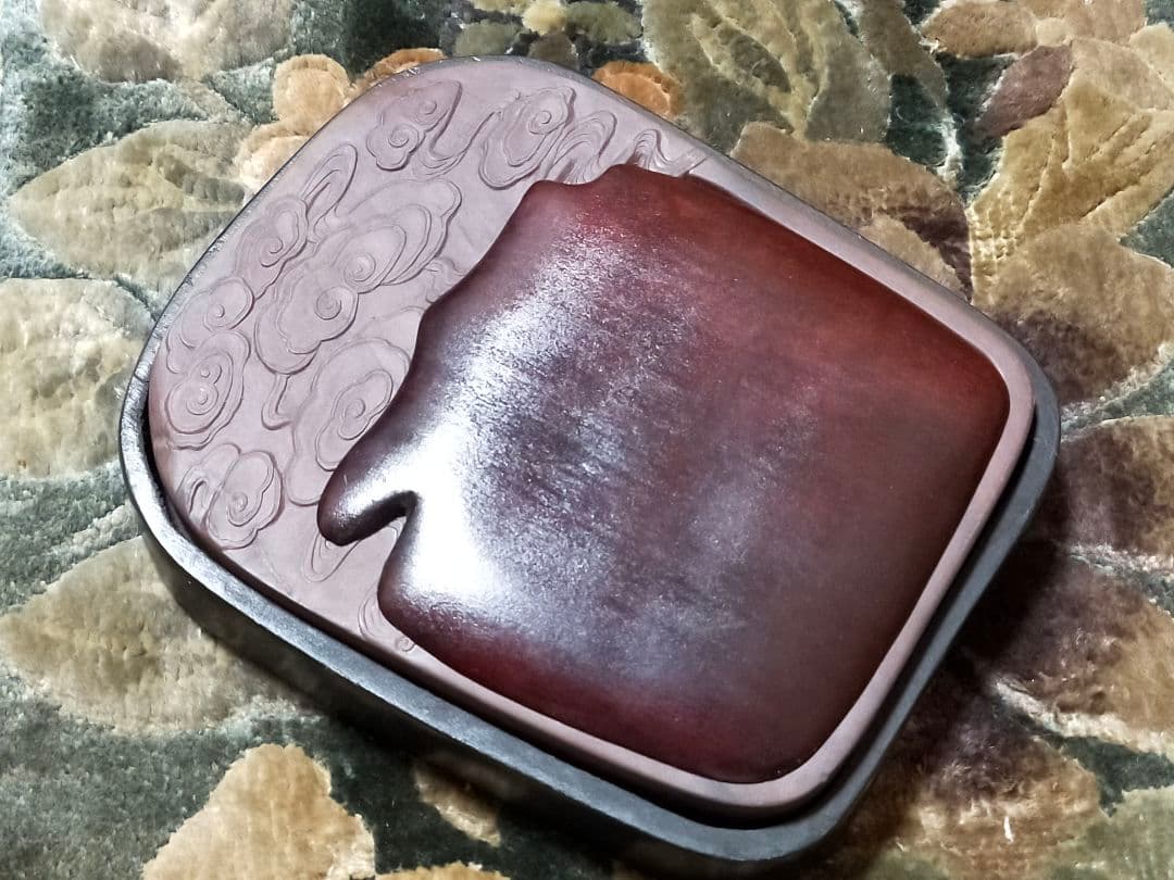 ♥中国♥　硯　♥箱　蓋　付き♥　骨董　古玩