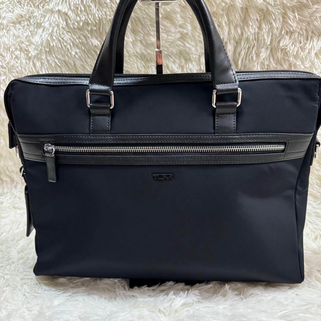 TUMI ビジネスバッグ　ブリーフケース　ショルダー　ナイロン　黒　2way