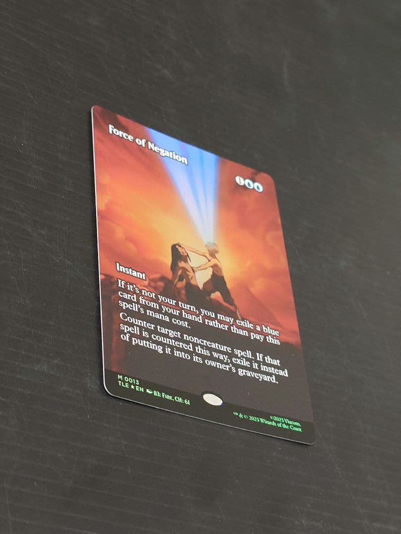 MTG マジックザギャザリング 否定の力 英語版ボーダレスfoil1枚