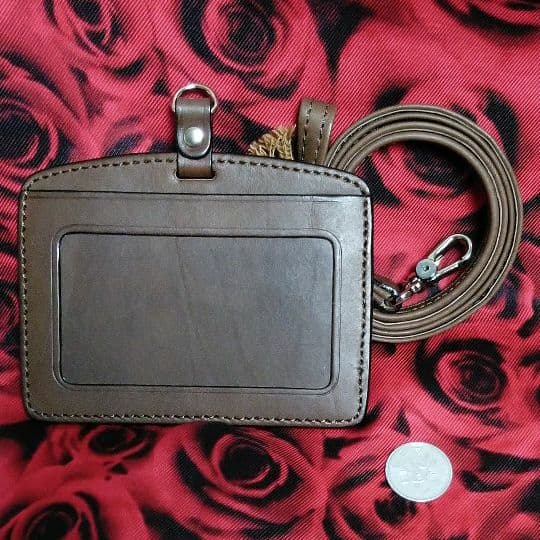 鞄のいたがき【 IDストラップ 】仙台 藤崎  限定ドイツ革 ネームストラップ