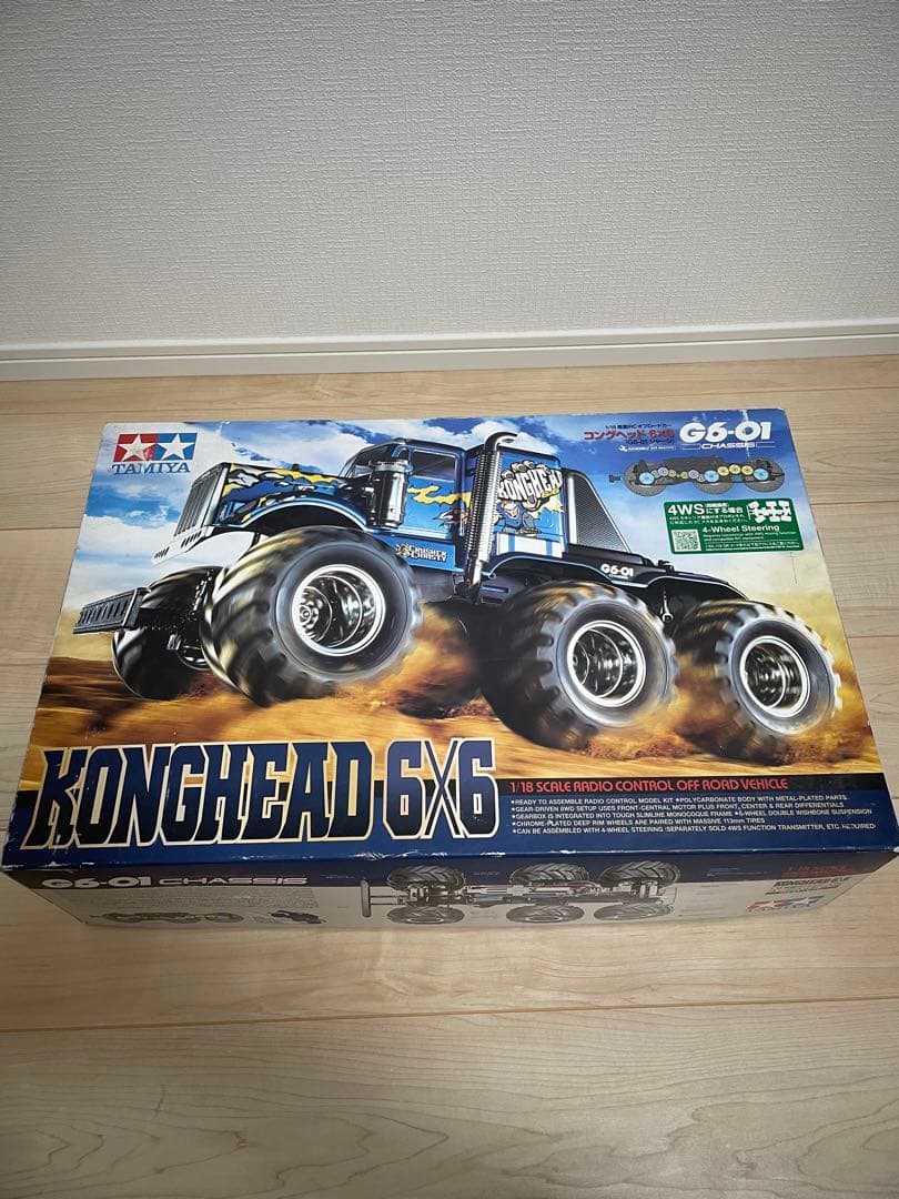 ラジコンTamiya Konghead 6x6 RCトラック 6WD 完成品